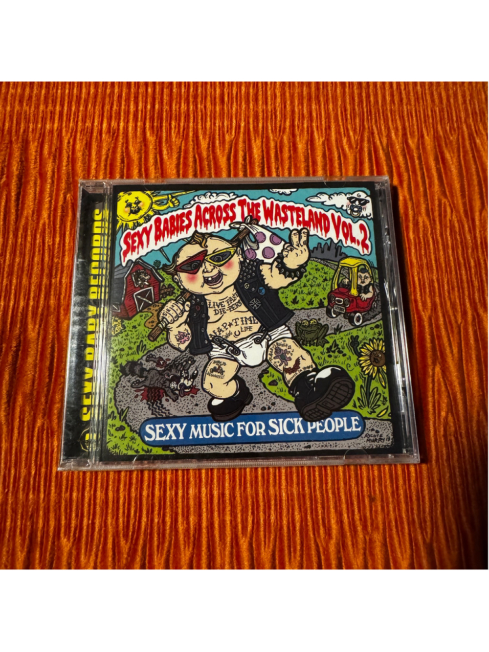 Sexy Babies Across the Wasteland Vol. 2 CD • 2014 Punk Rock Compilation • Factor